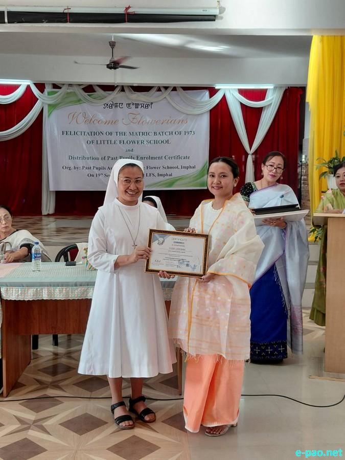 Little Flower School, Imphal honoured its 1973 matric batch :: September 19th 2026