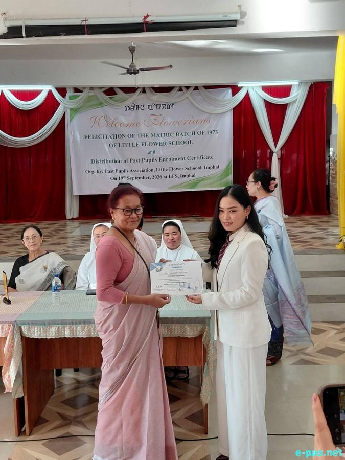 Little Flower School, Imphal honoured its 1973 matric batch :: September 19th 2026
