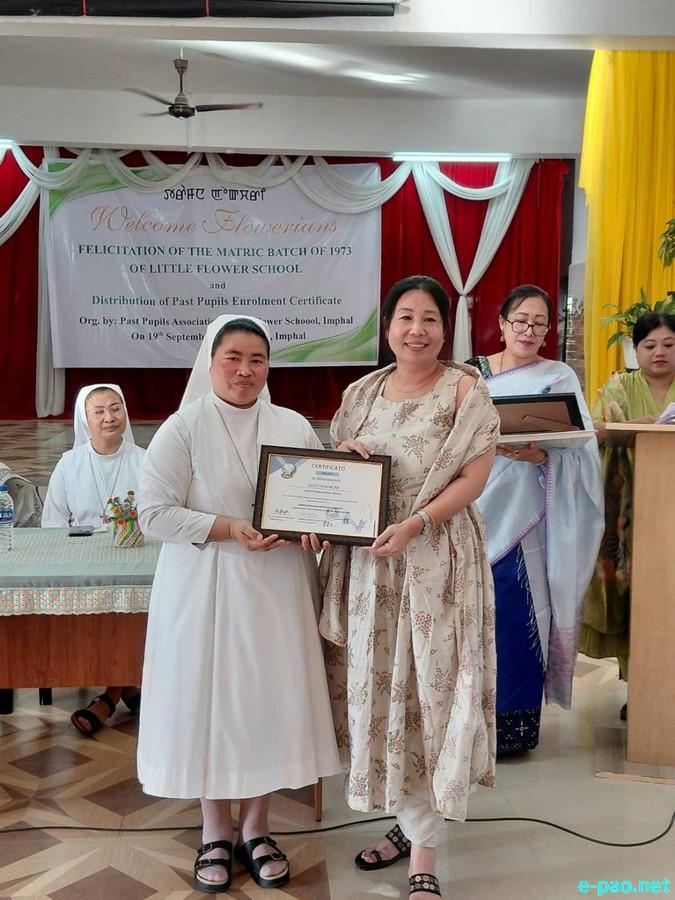 Little Flower School, Imphal honoured its 1973 matric batch :: September 19th 2026