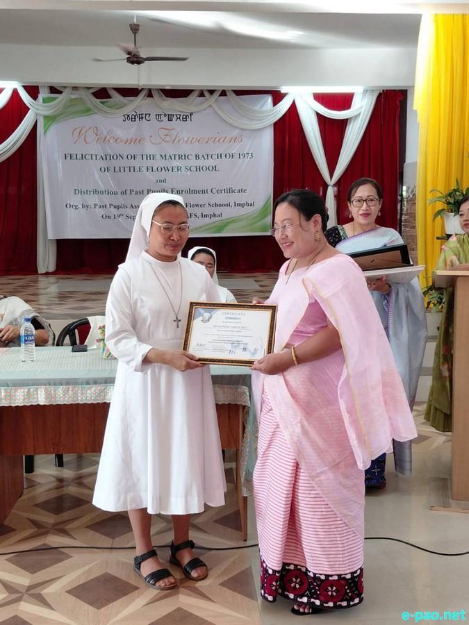 Little Flower School, Imphal honoured its 1973 matric batch :: September 19th 2026