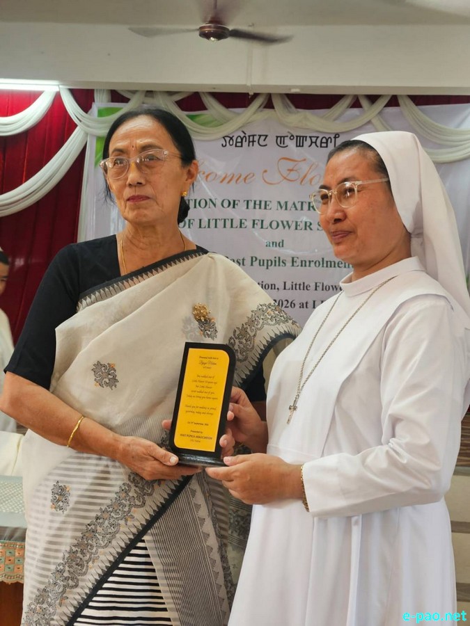 Little Flower School, Imphal honoured its 1973 matric batch :: September 19th 2026