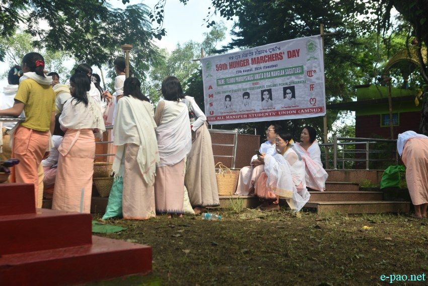 59th Hunger Marchers' Day (Chaklam Khongchat Numit) at Pishum Chingamacha :: August 27 2024