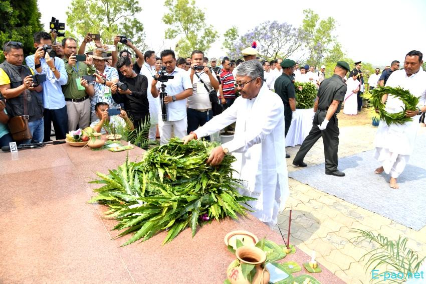 Rich tributes paid to martyrs and War Heroes on Khongjom Day  :: April 23rd 2024