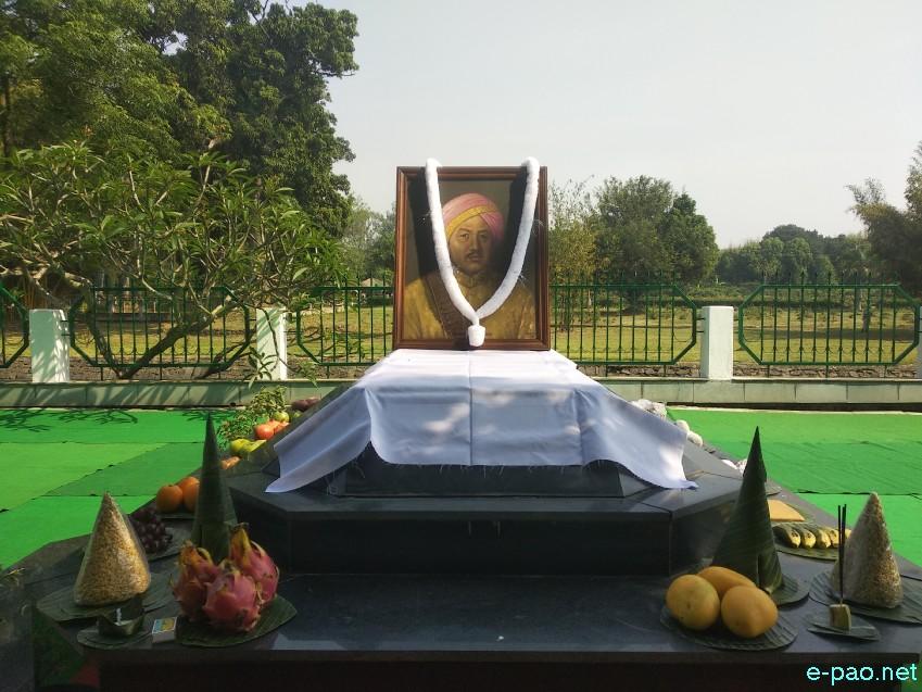 174th Death Anniversary of Maharaj Narasingh was observed at Kangla, Imphal :: 11th April 2024
