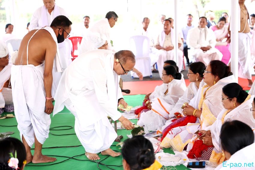 174th Death Anniversary of Maharaj Narasingh was observed at Kangla, Imphal :: 11th April 2024