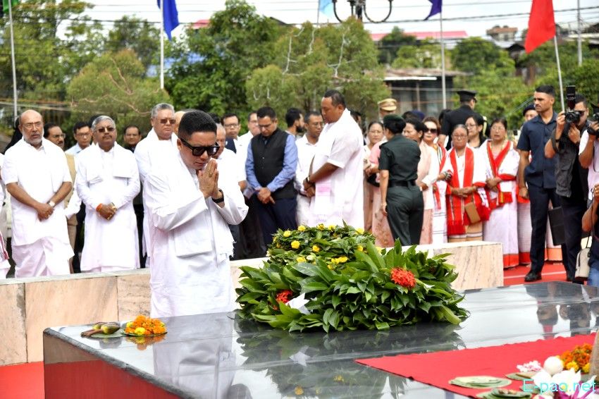 134th Patriots' Day Observation at Hicham Yaicham Pat, Imphal :: 13 August 2025