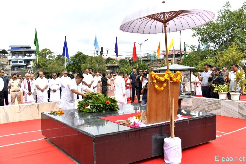 134th Patriots' Day Observation at Hicham Yaicham Pat, Imphal :: 13 August 2025
