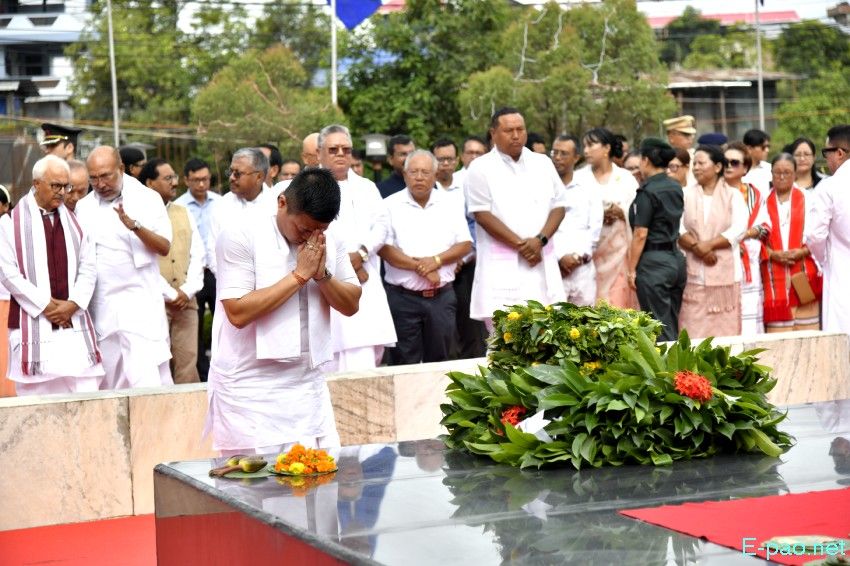 134th Patriots' Day Observation at Hicham Yaicham Pat, Imphal :: 13 August 2025