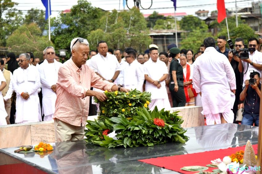 134th Patriots' Day Observation at Hicham Yaicham Pat, Imphal :: 13 August 2025