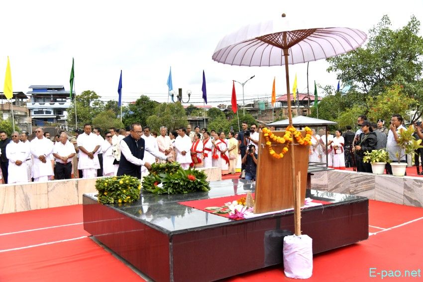 134th Patriots' Day Observation at Hicham Yaicham Pat, Imphal :: 13 August 2025