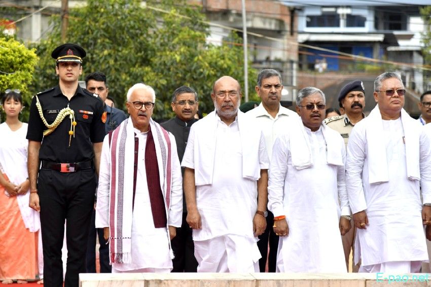 134th Patriots' Day Observation at Hicham Yaicham Pat, Imphal :: 13 August 2025