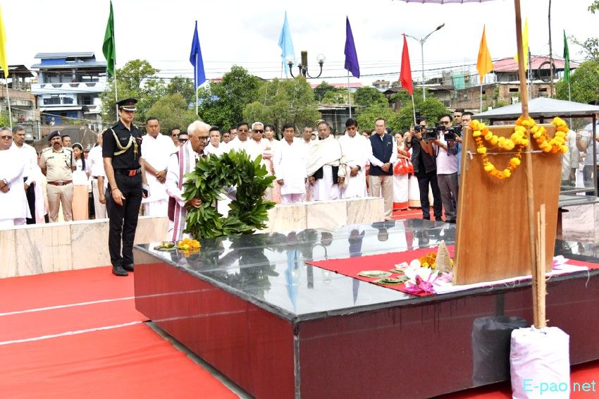 134th Patriots' Day Observation at Hicham Yaicham Pat, Imphal :: 13 August 2025