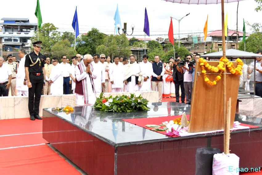134th Patriots' Day Observation at Hicham Yaicham Pat, Imphal :: 13 August 2025