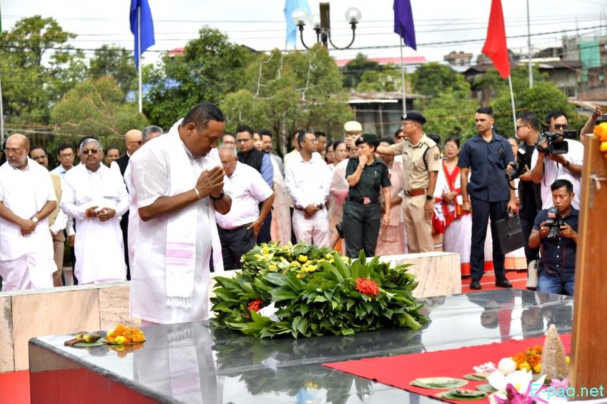 134th Patriots' Day Observation at Hicham Yaicham Pat, Imphal :: 13 August 2025