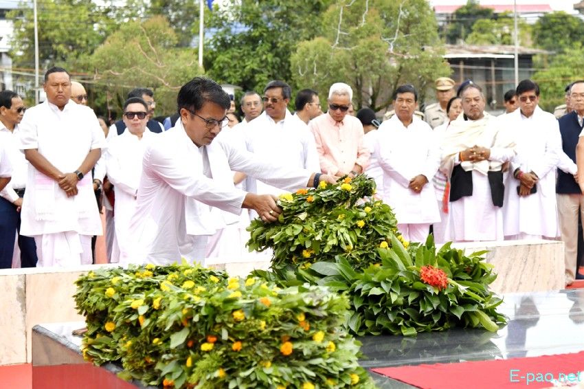 134th Patriots' Day Observation at Hicham Yaicham Pat, Imphal :: 13 August 2025