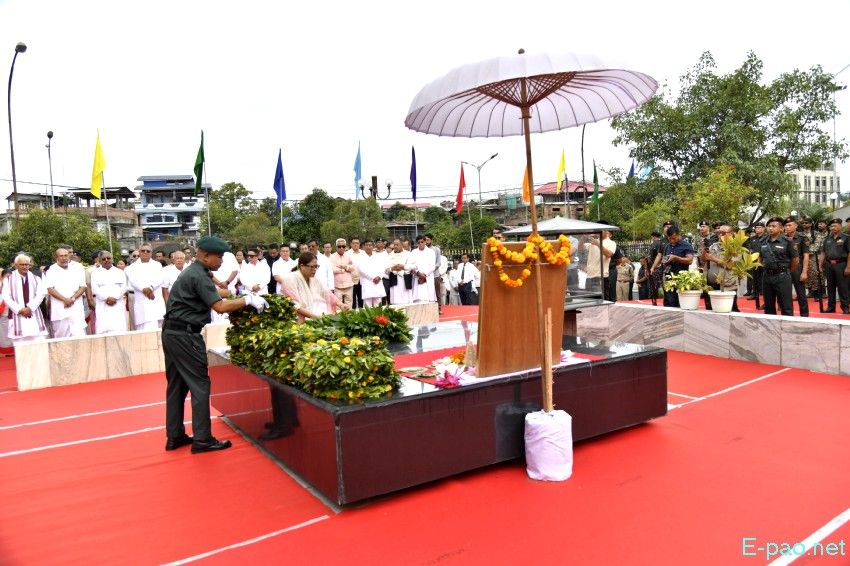 134th Patriots' Day Observation at Hicham Yaicham Pat, Imphal :: 13 August 2025