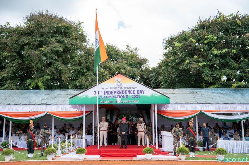 79th Independence Day of India observation at 1st MR ground, Imphal :: 15 August 2025