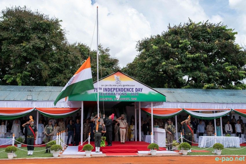 79th Independence Day of India observation at 1st MR ground, Imphal :: 15 August 2025