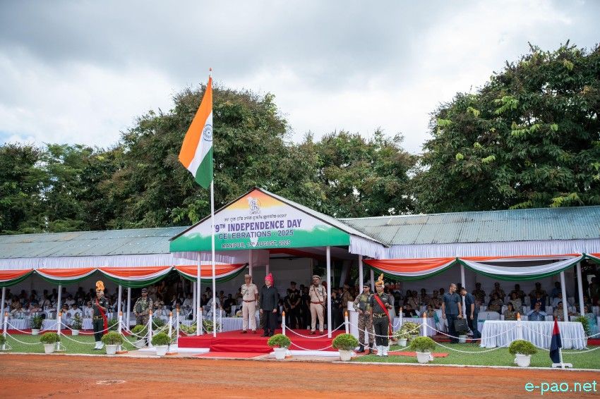 79th Independence Day of India observation at 1st MR ground, Imphal :: 15 August 2025