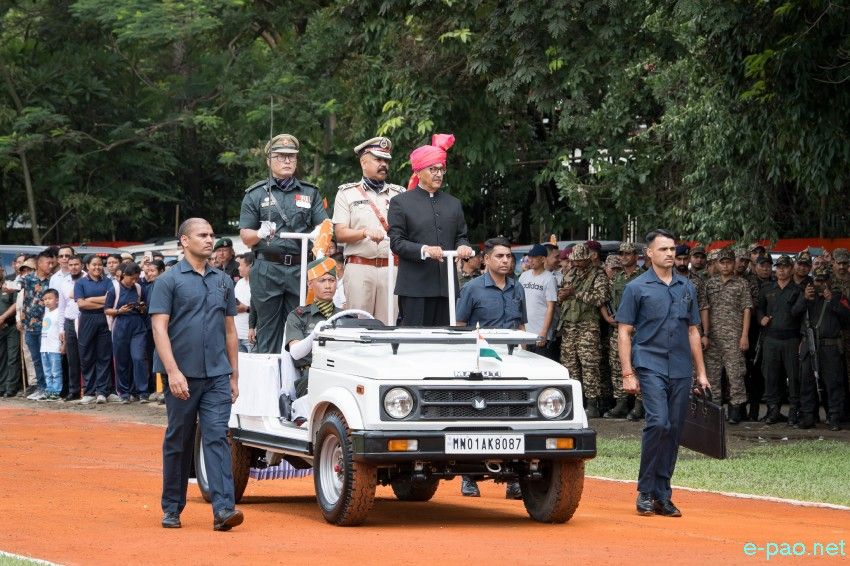 79th Independence Day of India observation at 1st MR ground, Imphal :: 15 August 2025