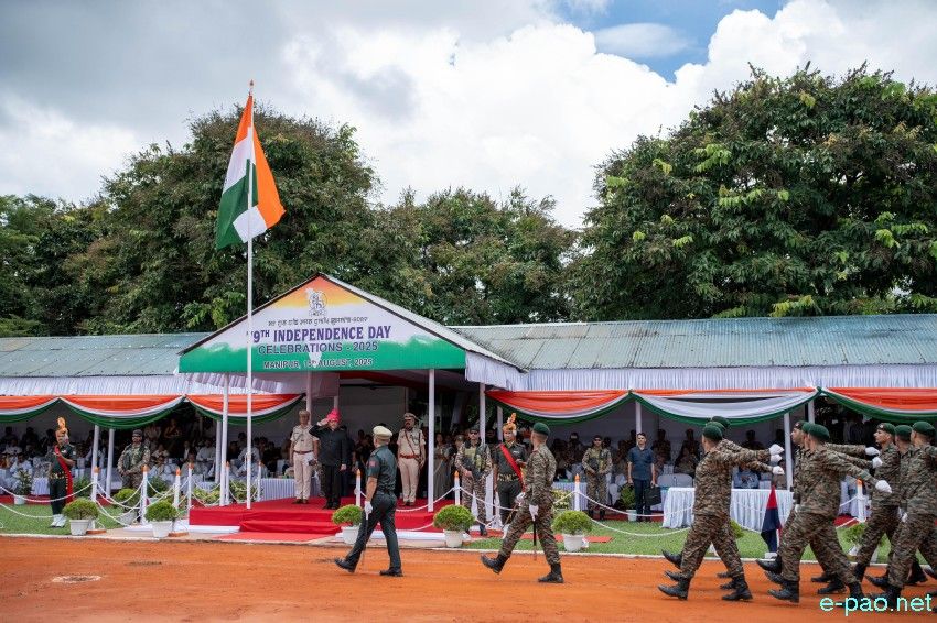 79th Independence Day of India observation at 1st MR ground, Imphal :: 15 August 2025