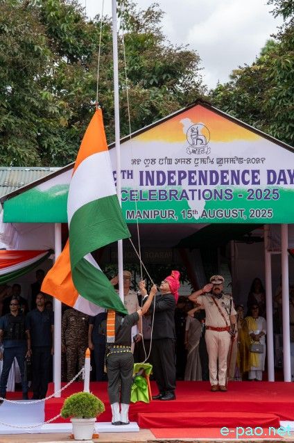 79th Independence Day of India observation at 1st MR ground, Imphal :: 15 August 2025
