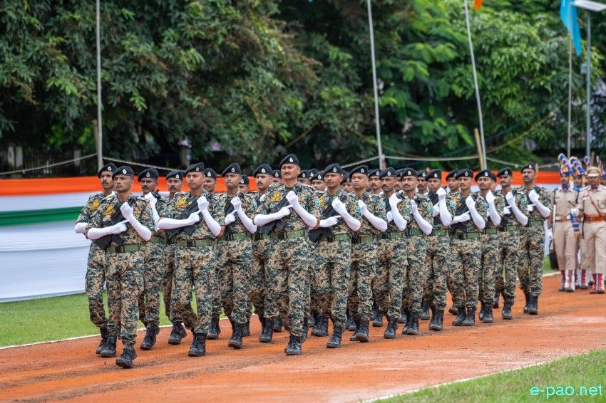 79th Independence Day of India observation at 1st MR ground, Imphal :: 15 August 2025