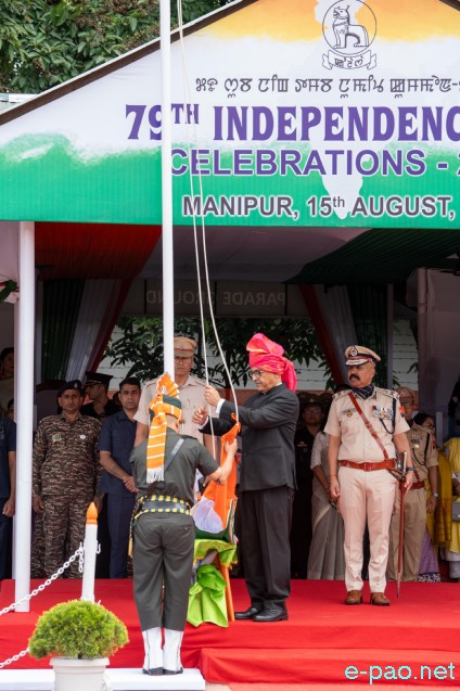 79th Independence Day of India observation at 1st MR ground, Imphal :: 15 August 2025
