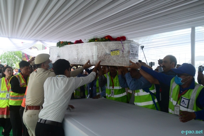 Welcome Home Our Brave Daughter - Nganthoi Sharma Kongbrailatpam : A heartfelt tribute at Imphal International Airport :: June 22 2025