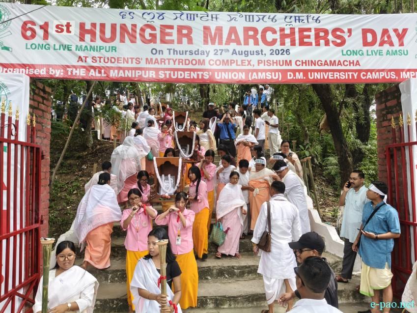 61st Hunger Marchers' Day (Chaklam Khongchat Numit) at Pishum Chingamacha :: August 27 2026