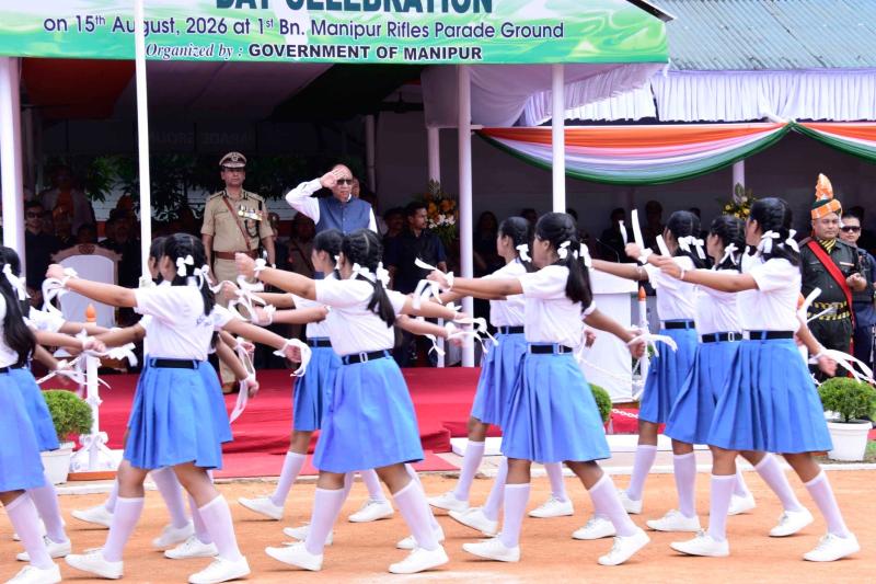 80th Independence Day of India observation at 1st Manipur Rifles Parade Ground, Imphal :: 15 August 2026