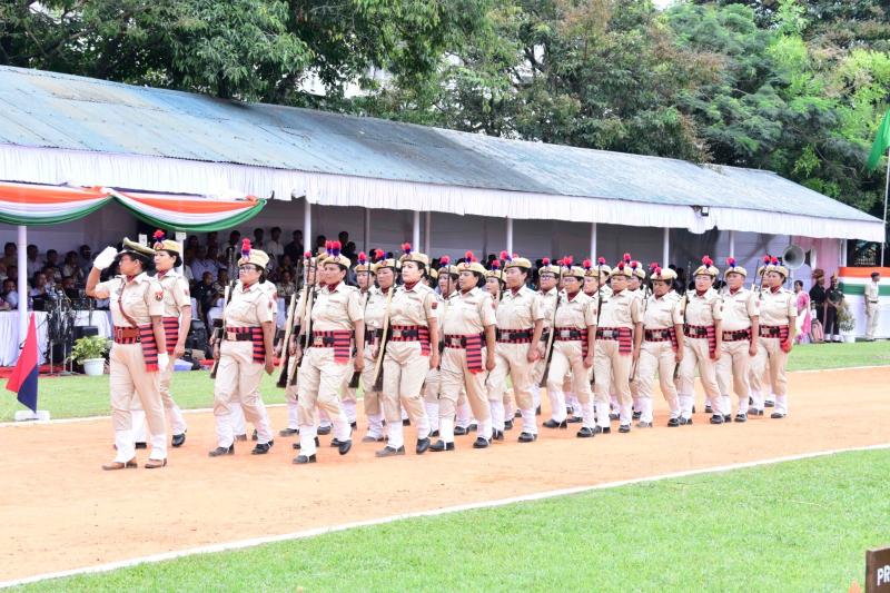 80th Independence Day of India observation at 1st Manipur Rifles Parade Ground, Imphal :: 15 August 2026