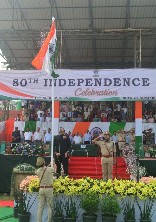80th Independence Day of India observation at Senapati :: 15 August 2026