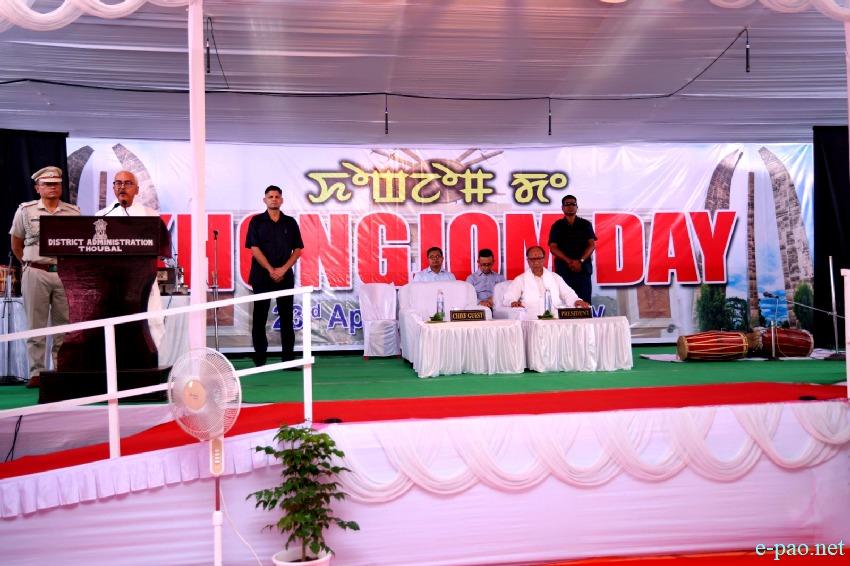 Rich tributes paid to martyrs and War Heroes on Khongjom Day :: April 23rd 2026