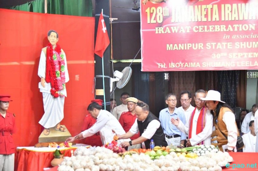 128th Hijam Irawat birth anniversary celebration at Iboyaima Shumang Leela Shanglen :: 30 September 2024