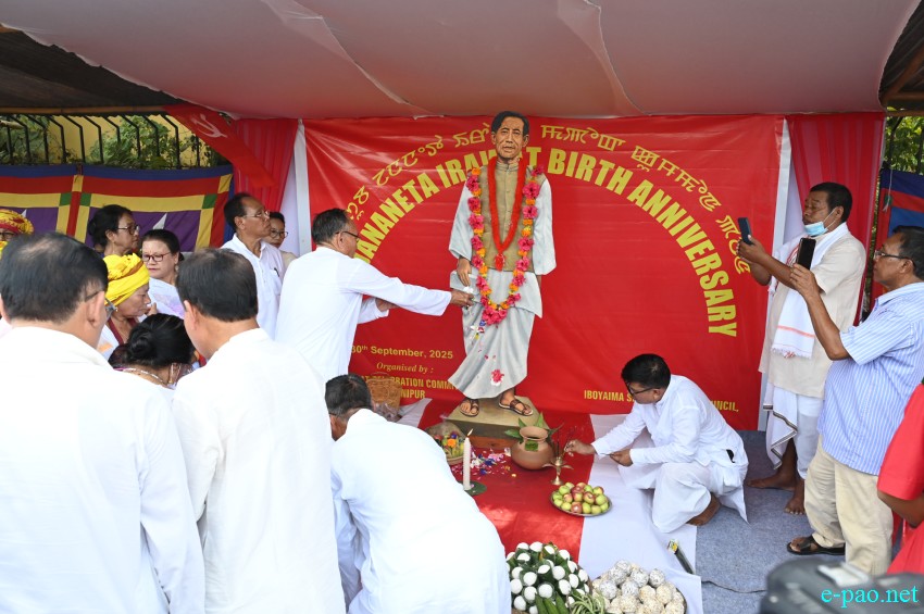 129th Jananeta Hijam Irawat birth anniversary at Iboyaima Shumang Leela Shanglen :: 30th September 2025