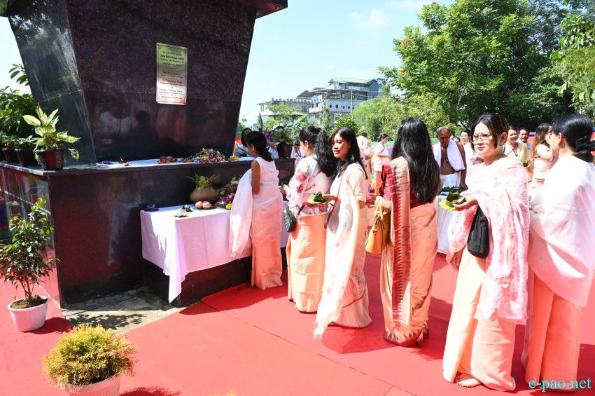 129th Jananeta Hijam Irawat birth anniversary at Iboyaima Shumang Leela Shanglen :: 30th September 2025