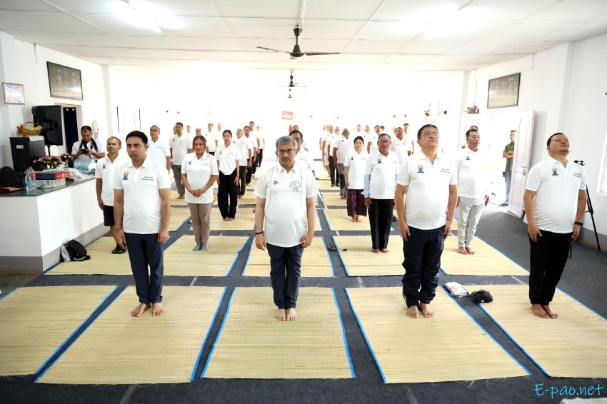 International Day of Yoga 2024 at Marjing Polo Complex, Heingang, Imphal East :: June 21st 2024
