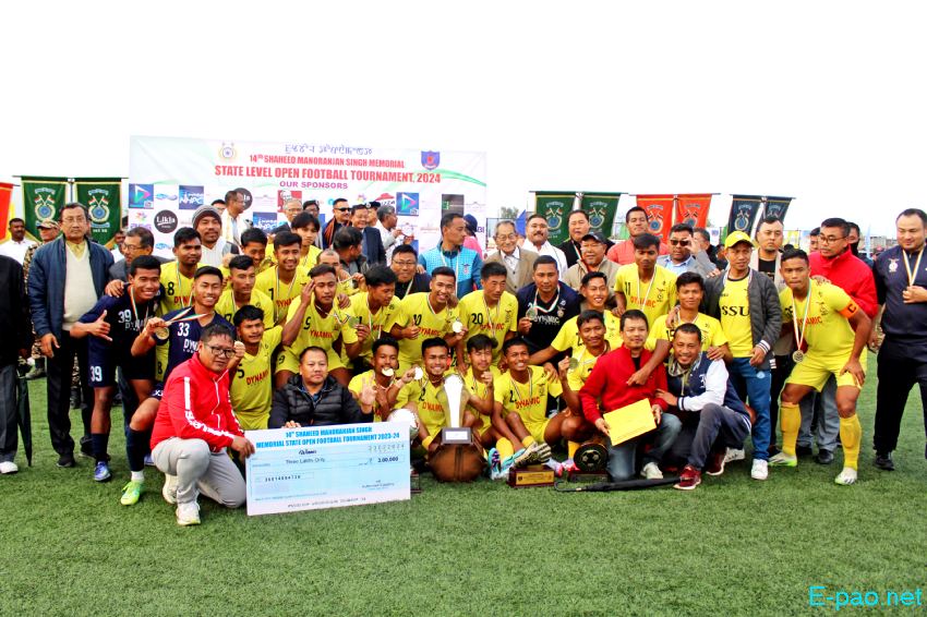 14th Shaheed Manoranjan Memorial Football tournament : Final Match at Takyel ::  February 23rd 2024