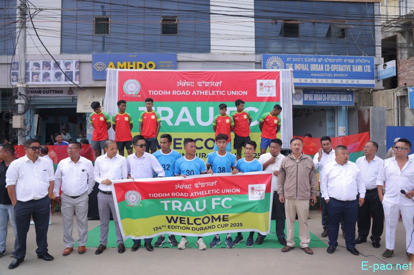 134th Durand Cup 2025 Cup Trophies taken on tour from Sendra to City Convention, Imphal :: 10th July 2025
