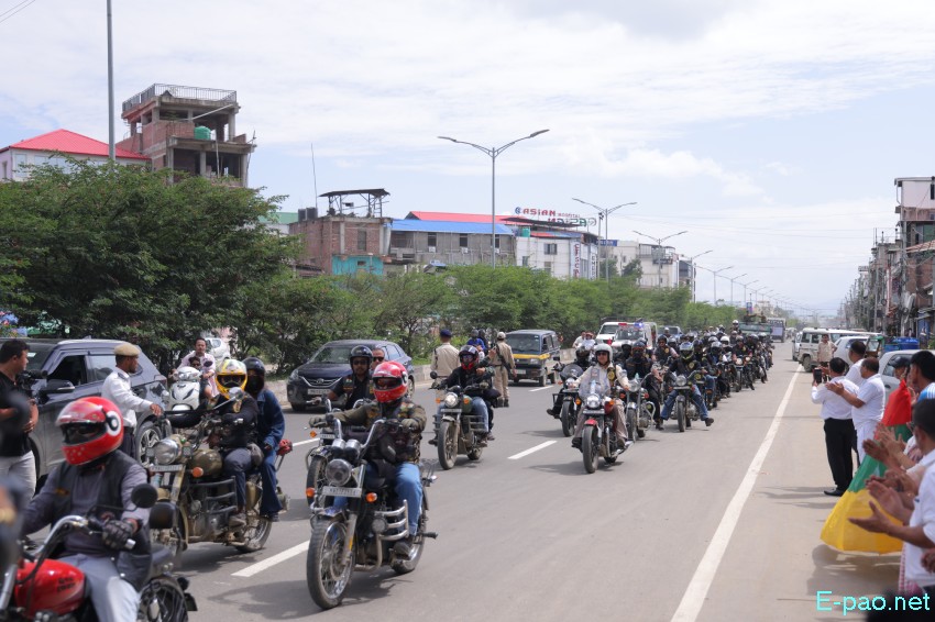 134th Durand Cup 2025 Cup Trophies taken on tour from Sendra to City Convention, Imphal :: 10th July 2025