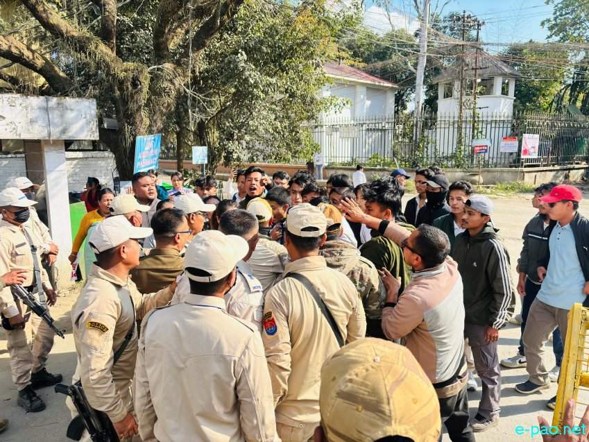 Internally Displaced Persons(IDPs) Protest against Sangai Festival 2025 :: 20th November 2025