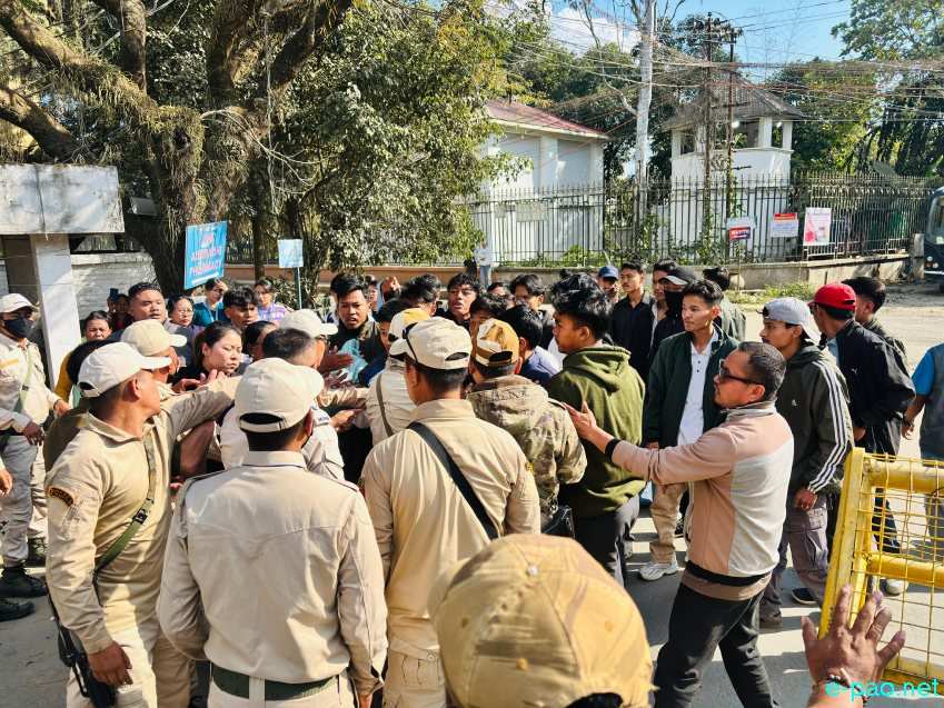 Internally Displaced Persons(IDPs) Protest against Sangai Festival 2025 :: 20th November 2025