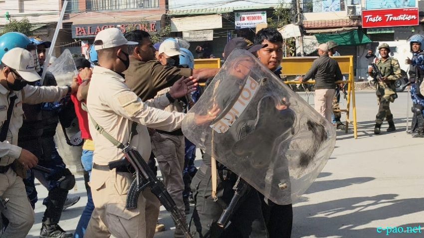 Internally Displaced Persons(IDPs) Protest against Sangai Festival 2025 :: 20th November 2025