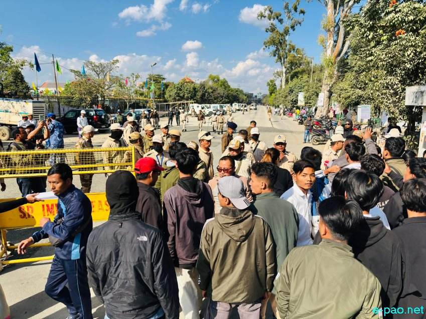 Internally Displaced Persons(IDPs) Protest against Sangai Festival 2025 :: 20th November 2025