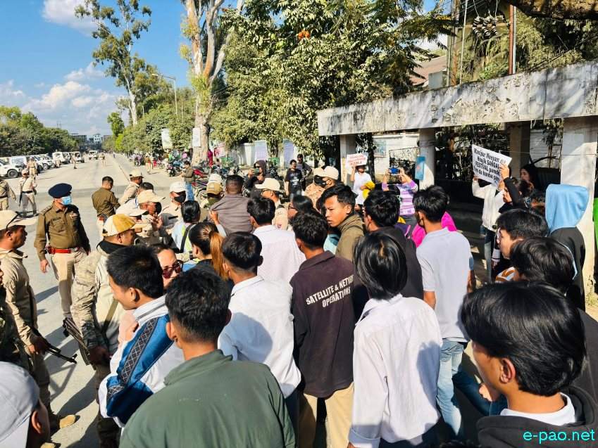 Internally Displaced Persons(IDPs) Protest against Sangai Festival 2025 :: 20th November 2025
