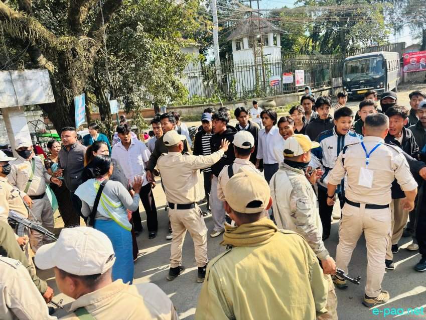 Internally Displaced Persons(IDPs) Protest against Sangai Festival 2025 :: 20th November 2025