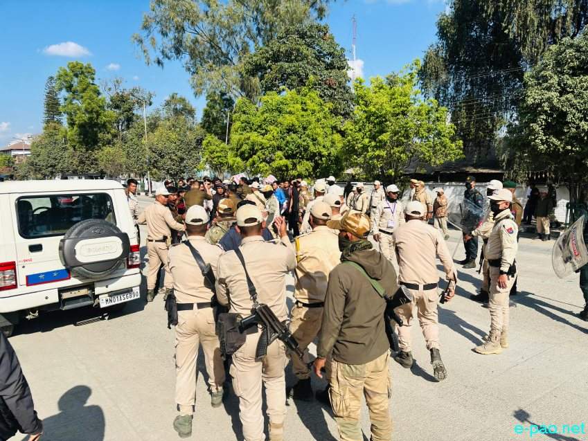 Internally Displaced Persons(IDPs) Protest against Sangai Festival 2025 :: 20th November 2025