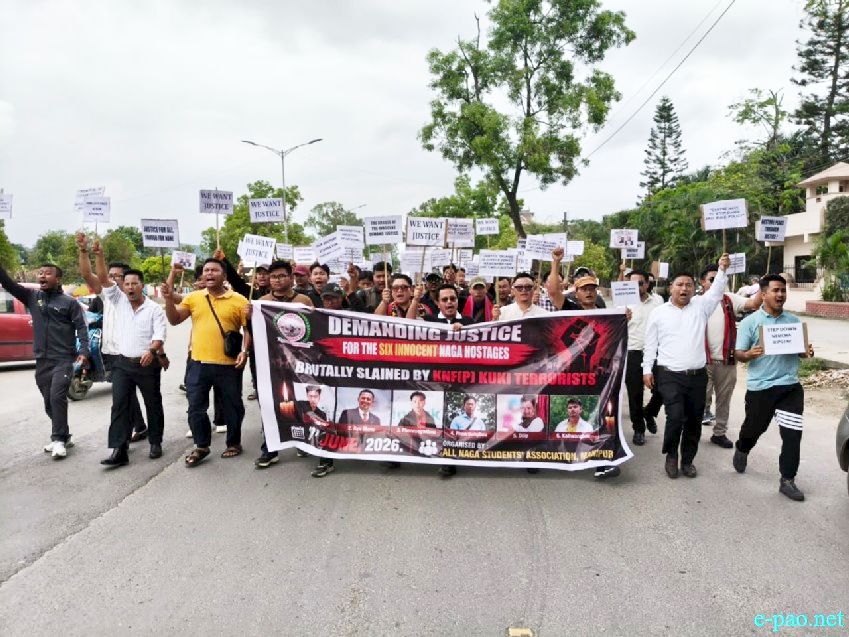 ANSAM Rally demanding justice on killing of 6 innocent Naga :: 20th June 2026