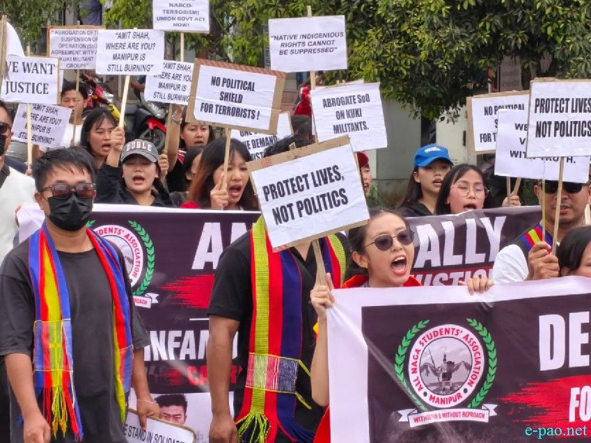 ANSAM Rally demanding justice on killing of 6 innocent Naga :: 20th June 2026